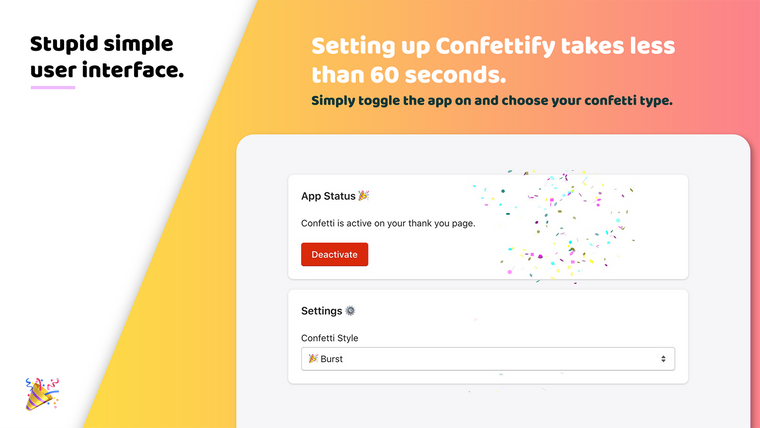 Confettify: Thank You Effects Screenshot