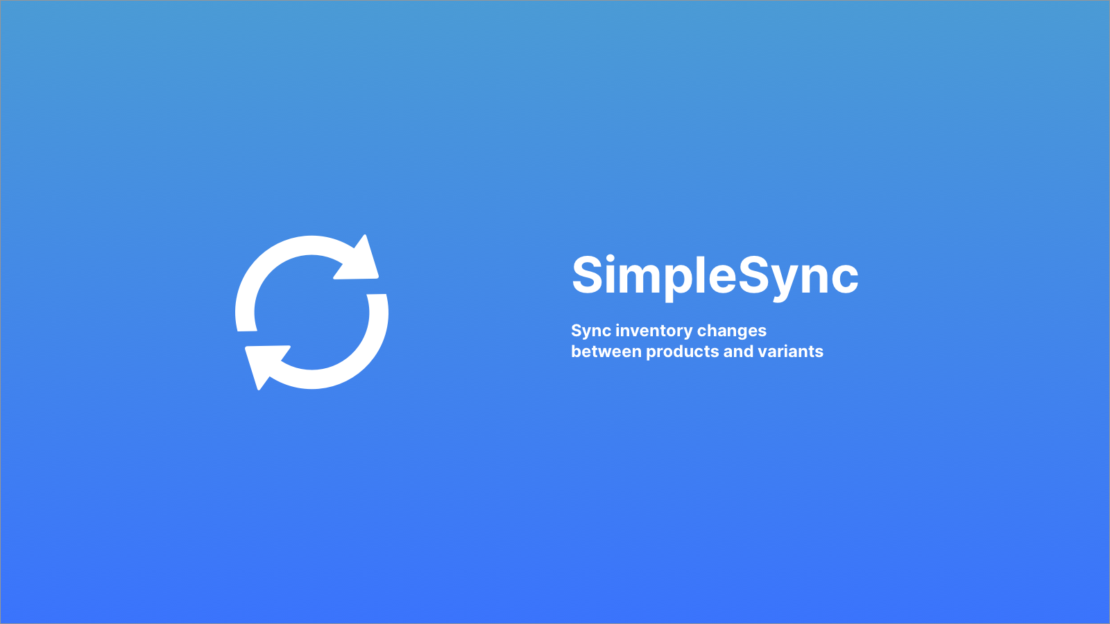 SimpleSync » Sync by SKU Screenshot