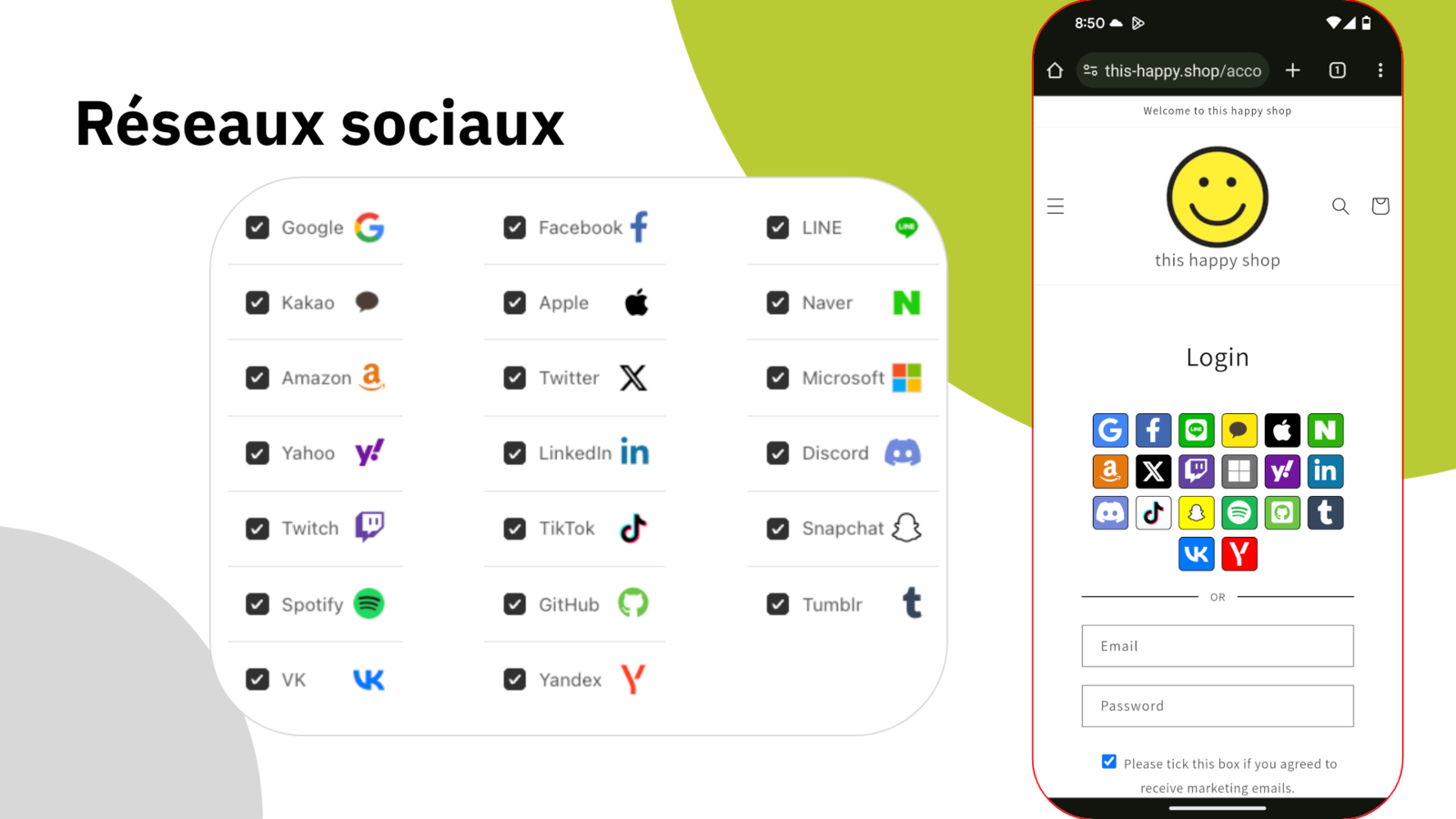 Réseaux sociaux