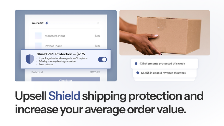 Shield Shipping Protection Screenshot