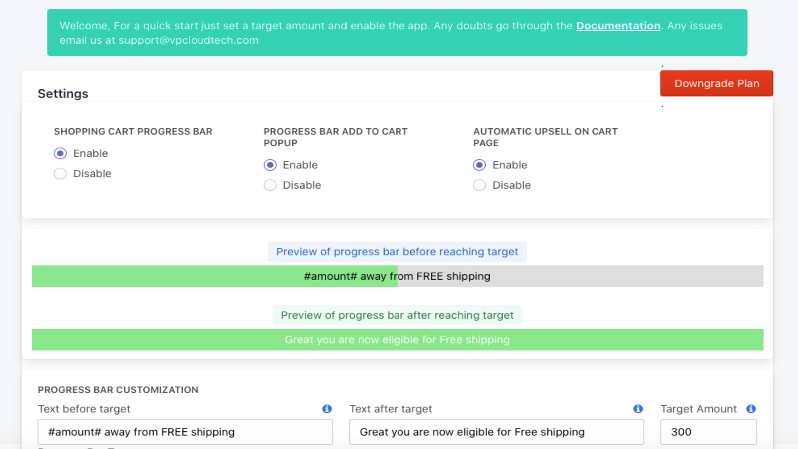 User Friendly Dashboard. Preview before implementation