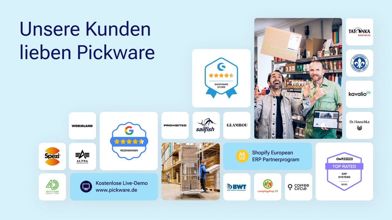 Unsere Kunden lieben Pickware