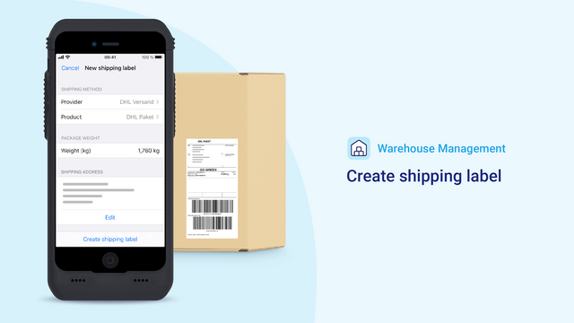 WMS: Create shipping label