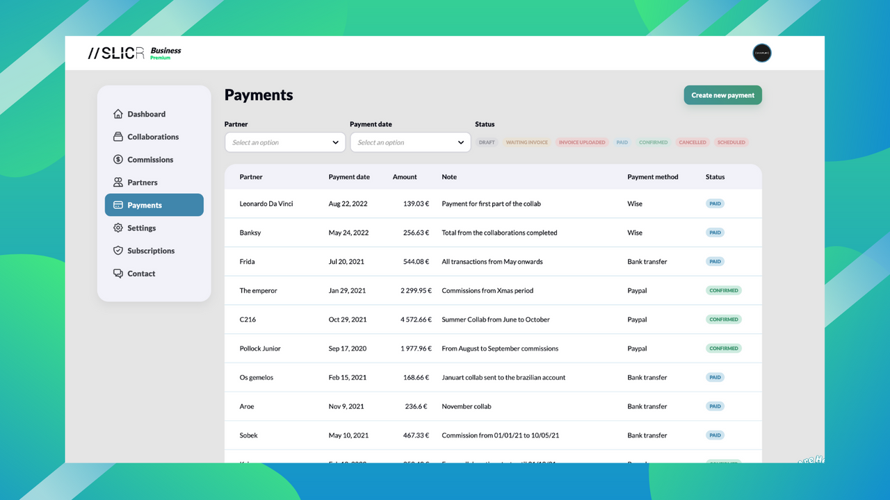 Solicita facturas y registra pagos automáticamente