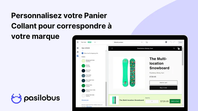 panier collant pasilobus personnalisable