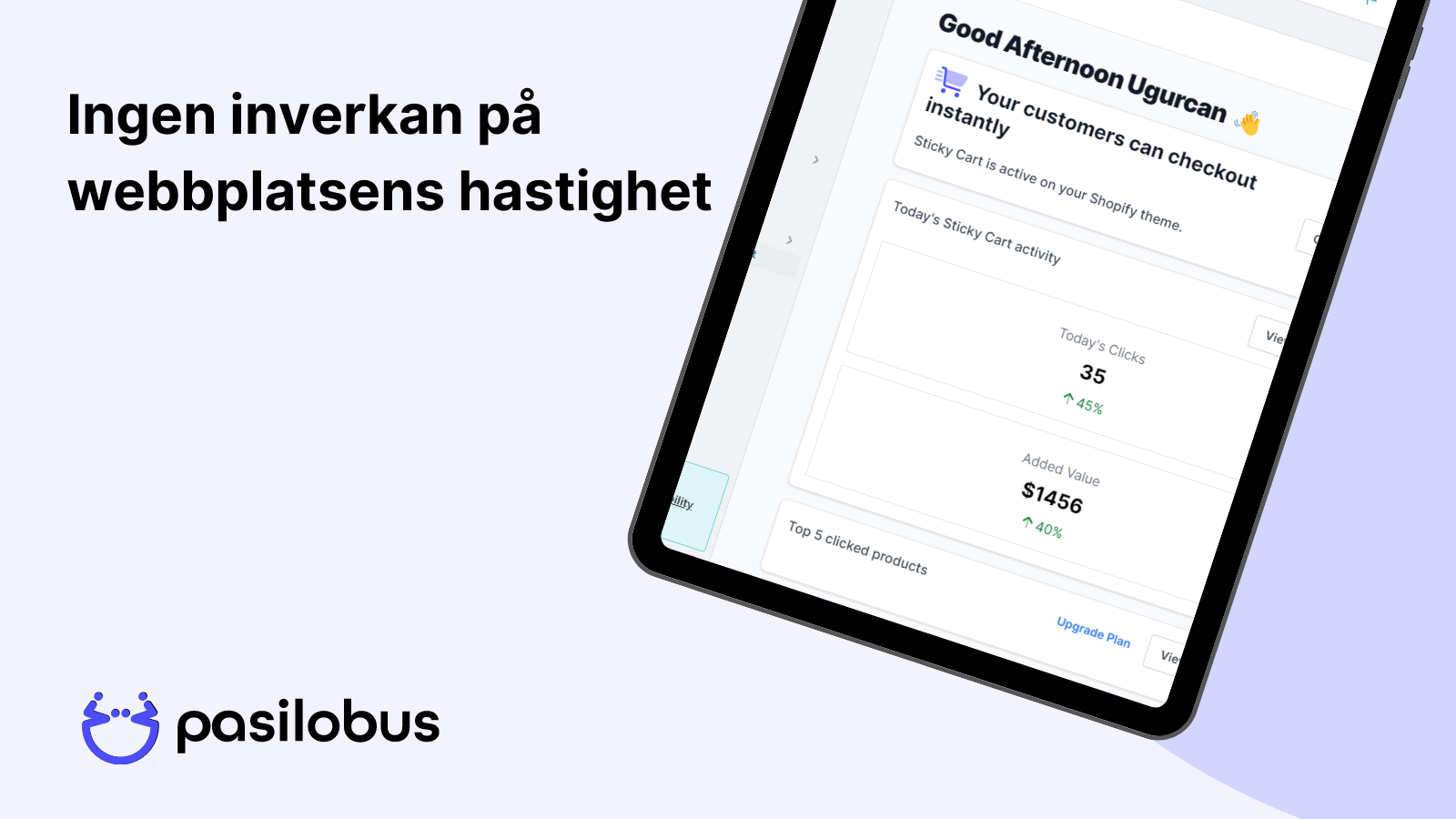 ingen hastighetspåverkan pasilobus klibbig korg