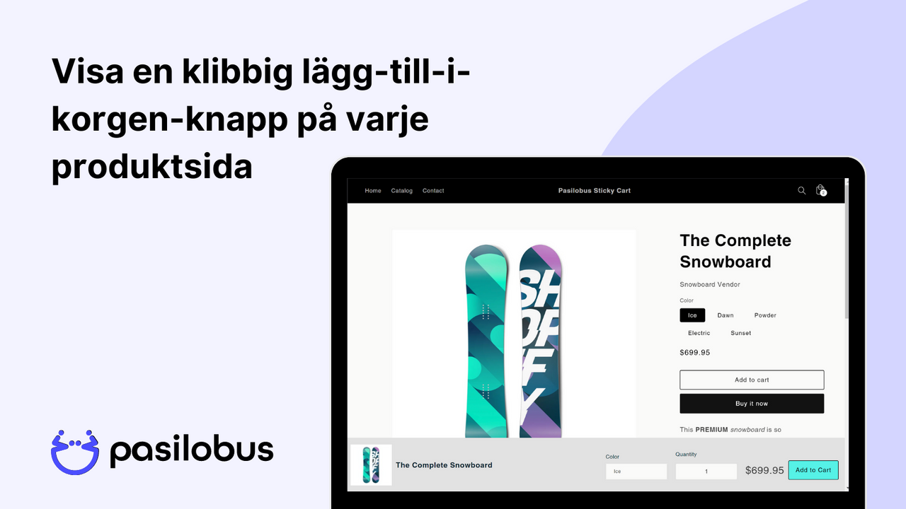 klibbig lägg till i korg