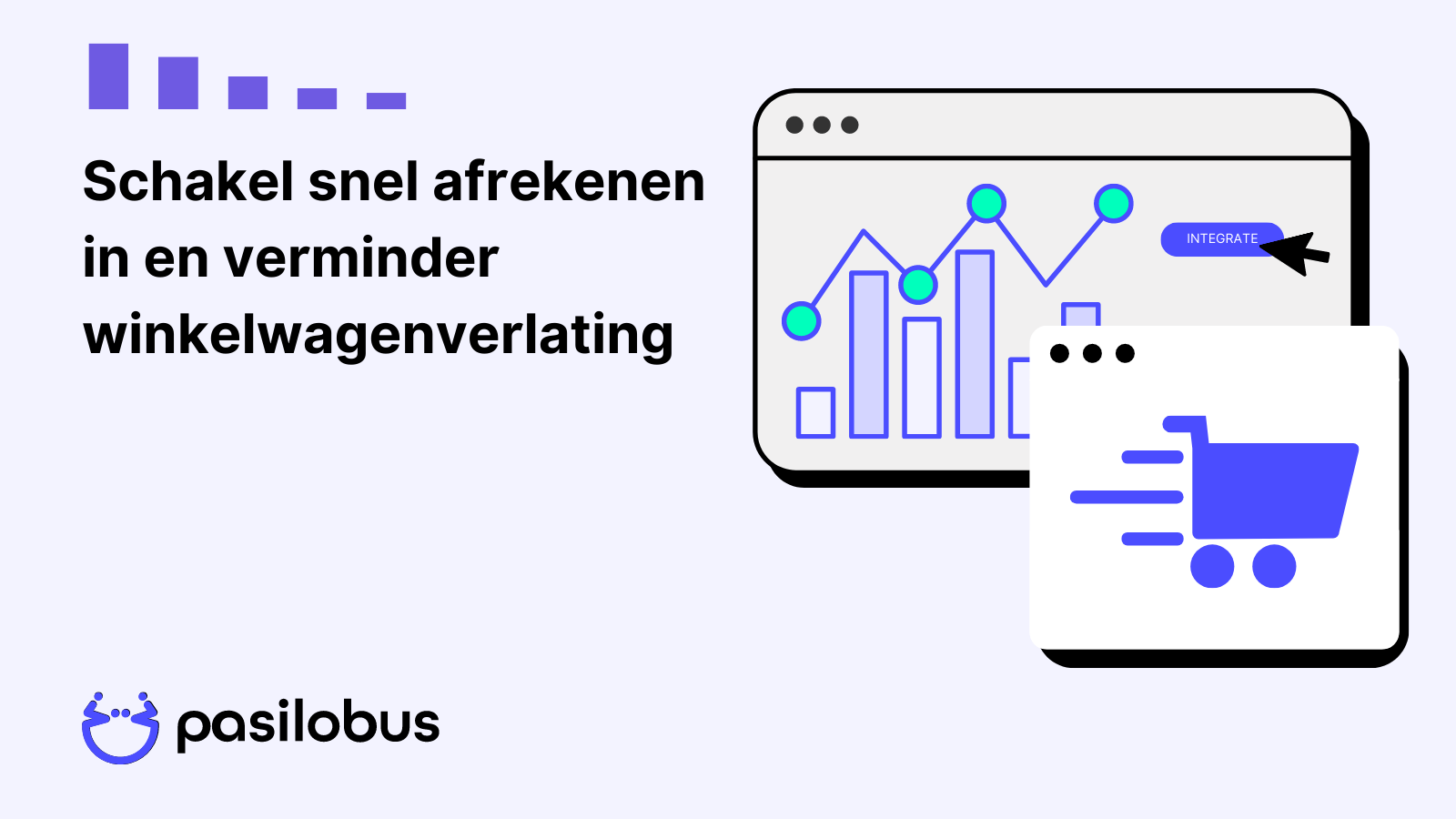 snel-afrekenen pasilobus plakkende winkelwagen