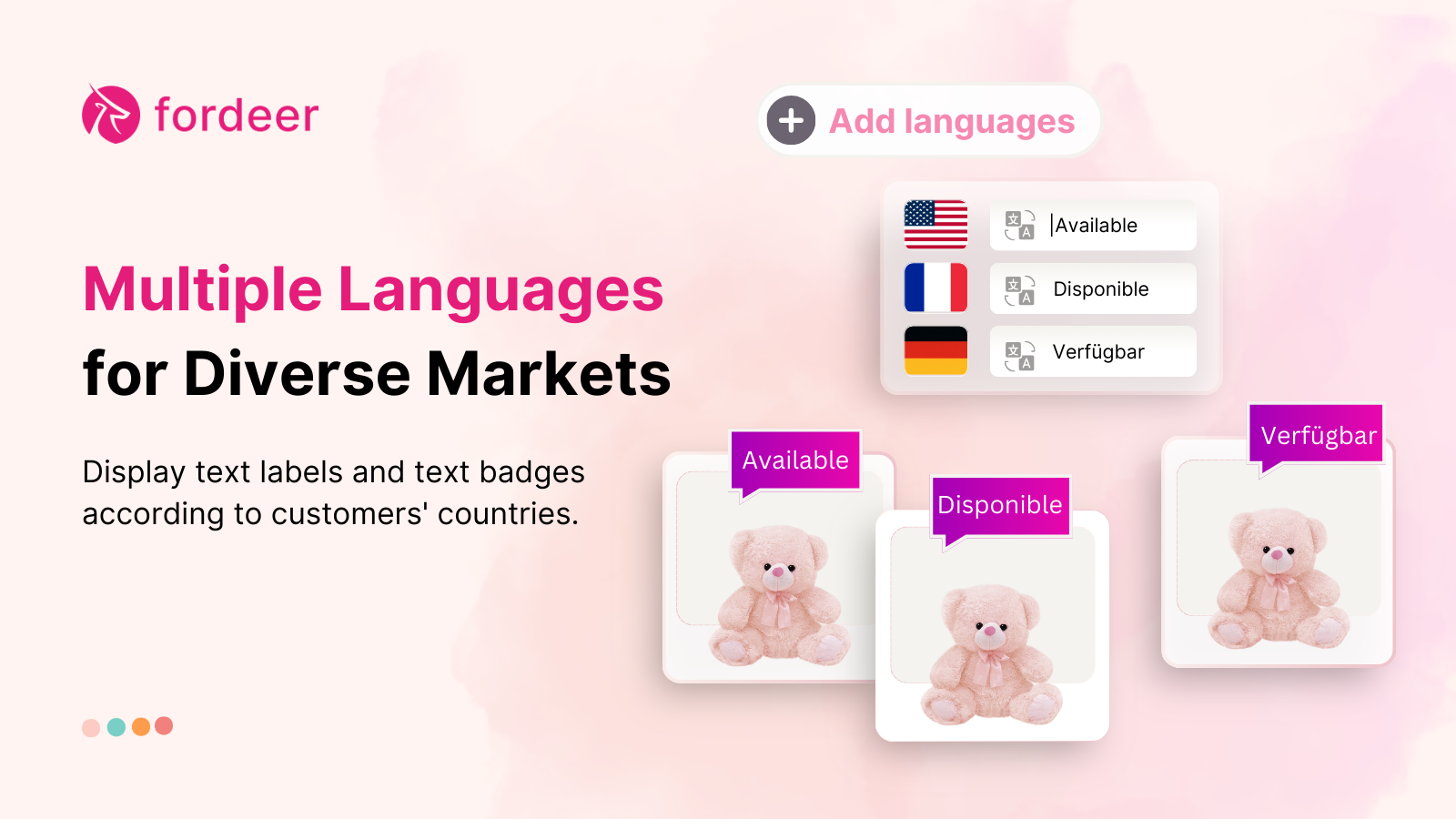 Étiquettes & Badges en plusieurs langues