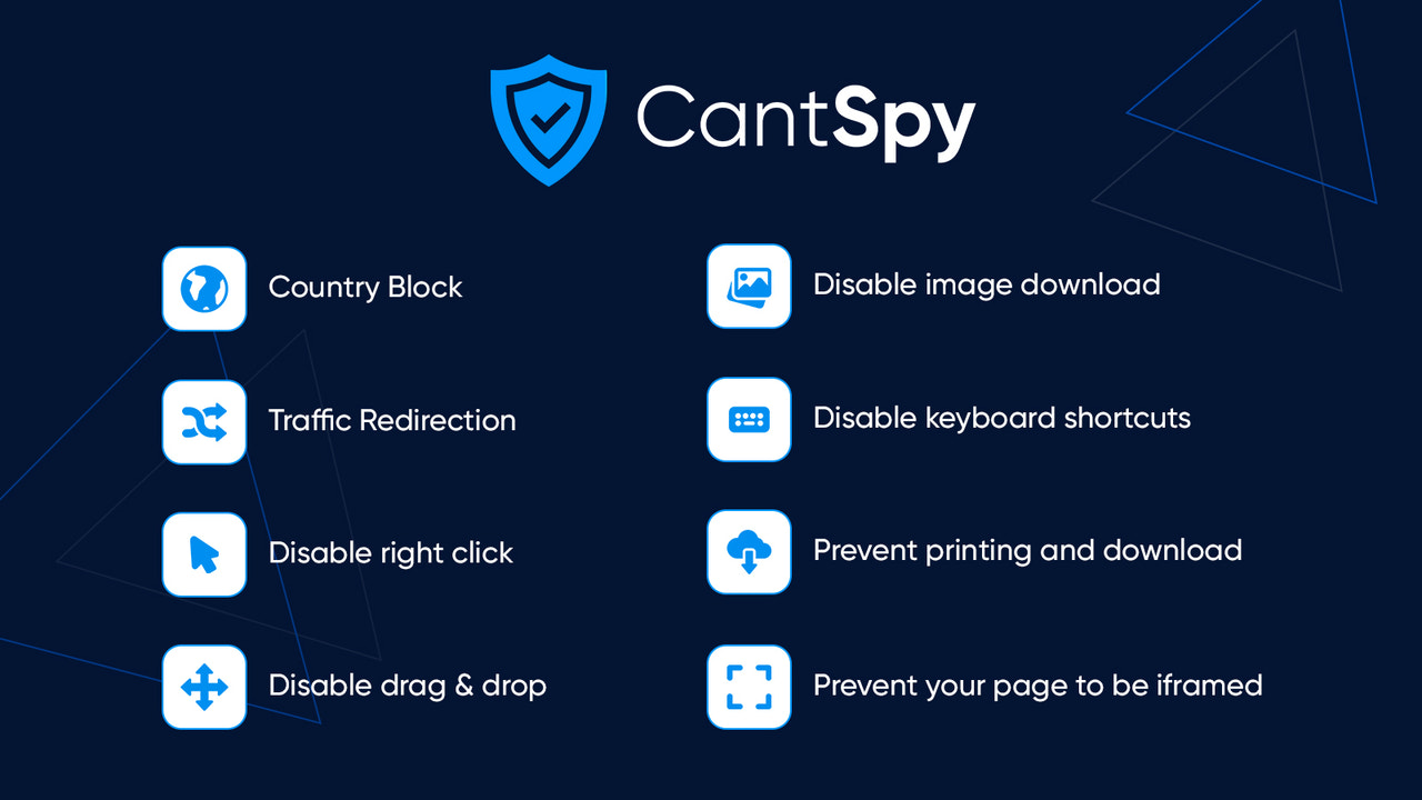 CantSpy ‑ Countries protection Screenshot