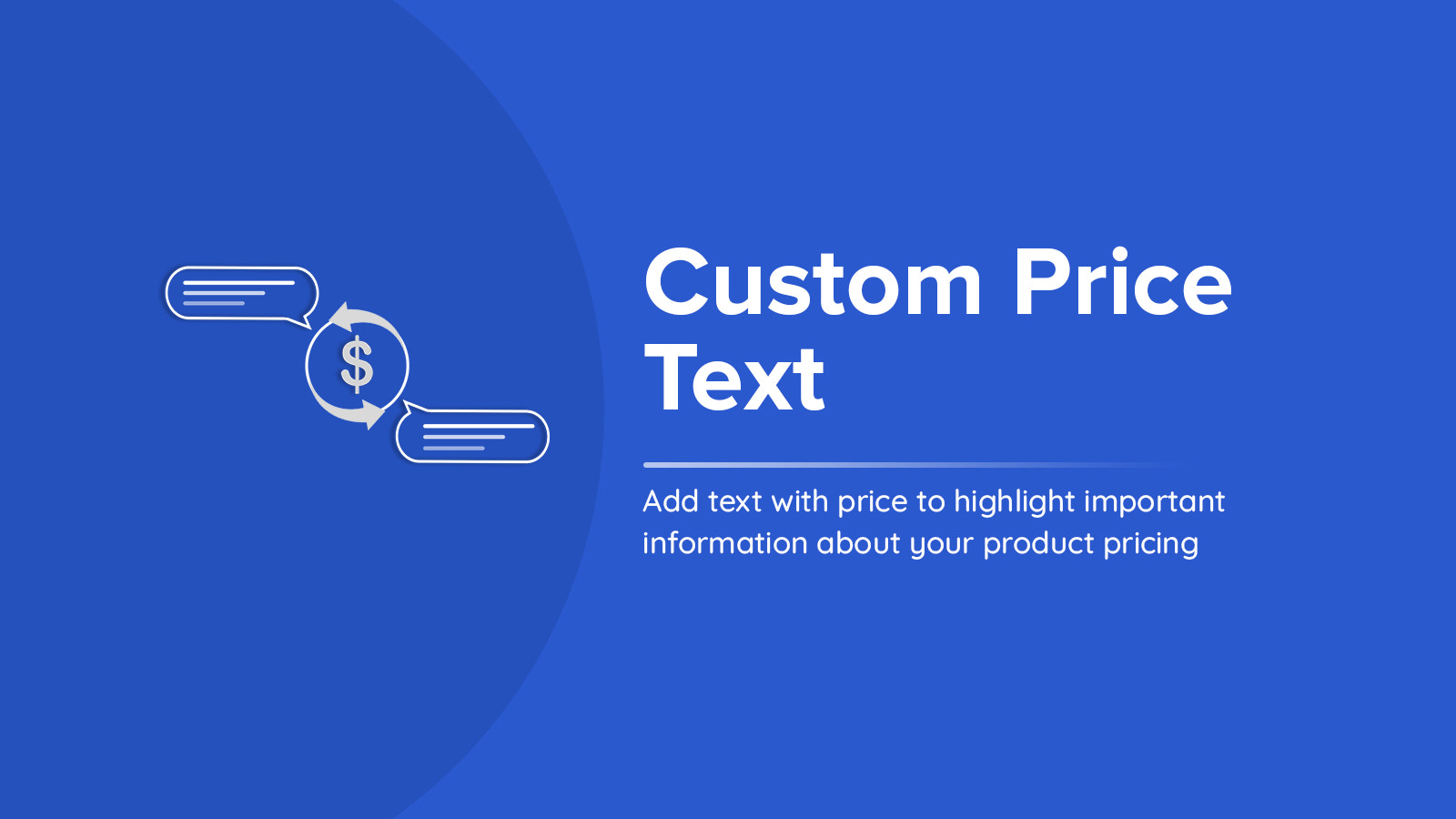 Text before and after price