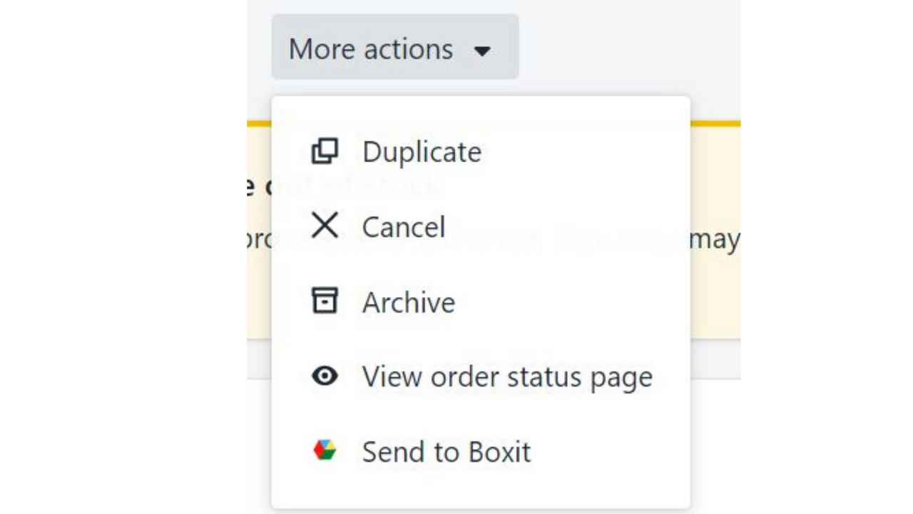 Programa un envío de Boxit directamente desde la página de pedido