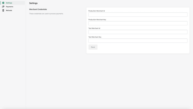 Configuración de pagos