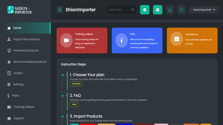 ShionImporter Shein Dropship Screenshot