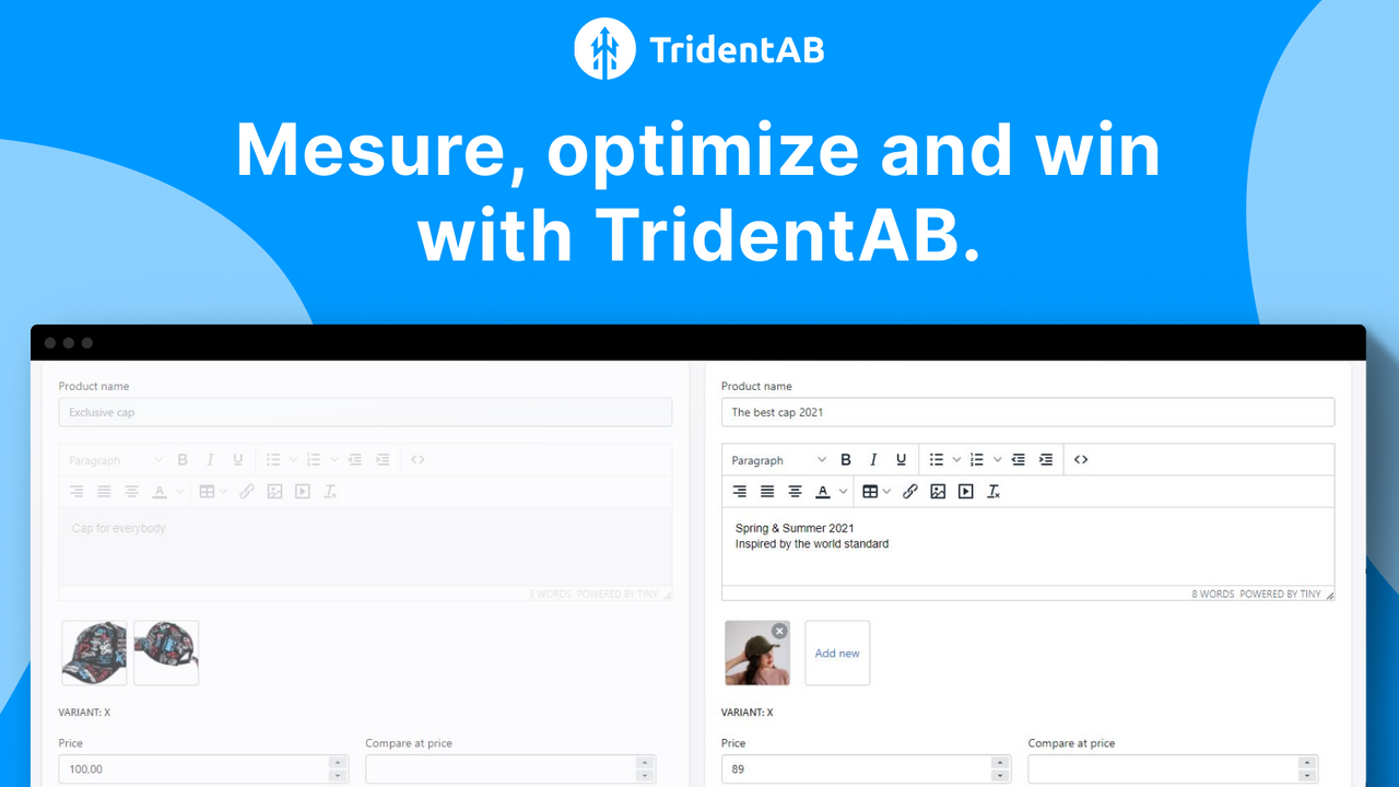 使用Trident AB测量和优化Shopify登陆页