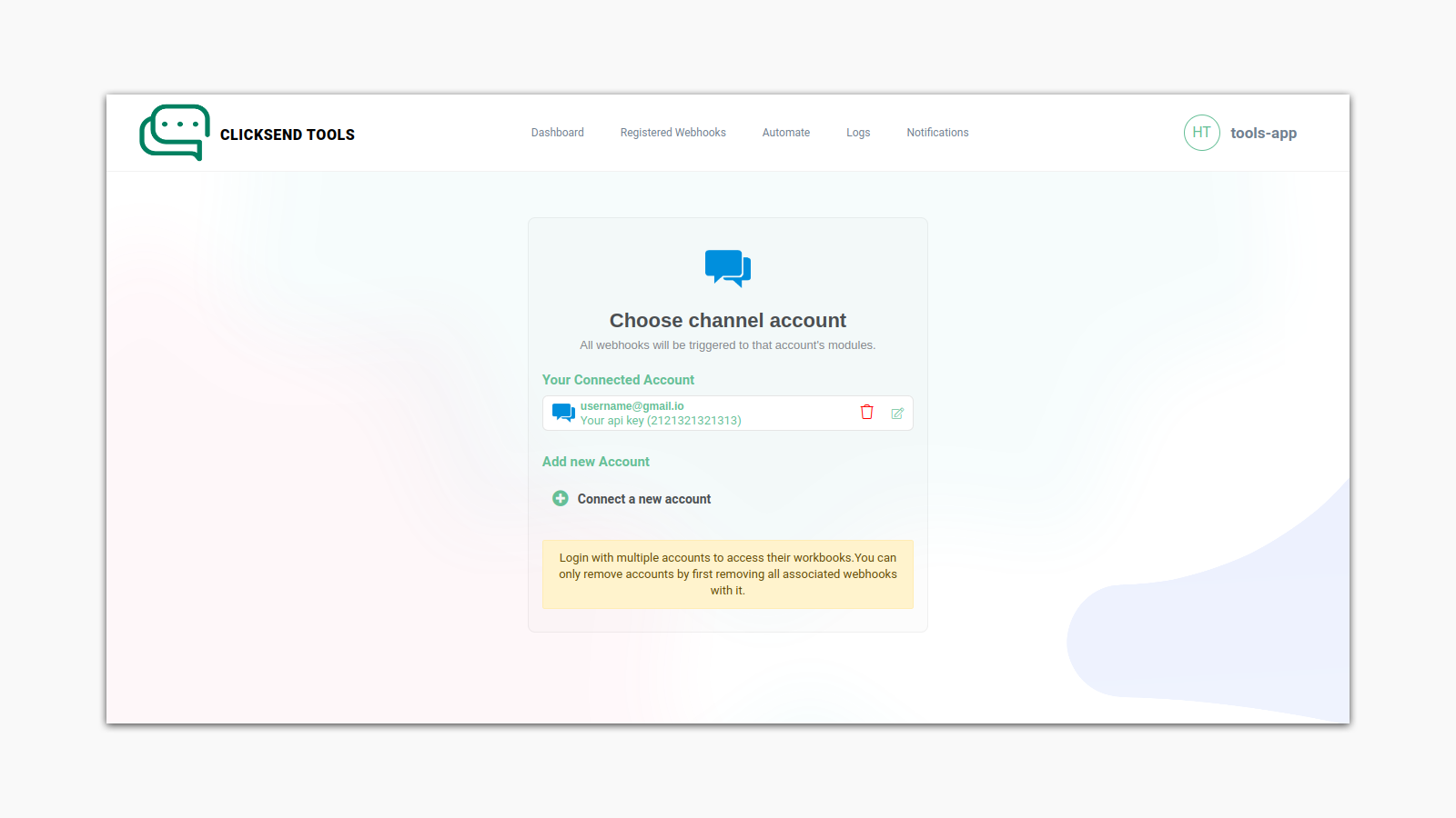 Clicksend Tools Screenshot