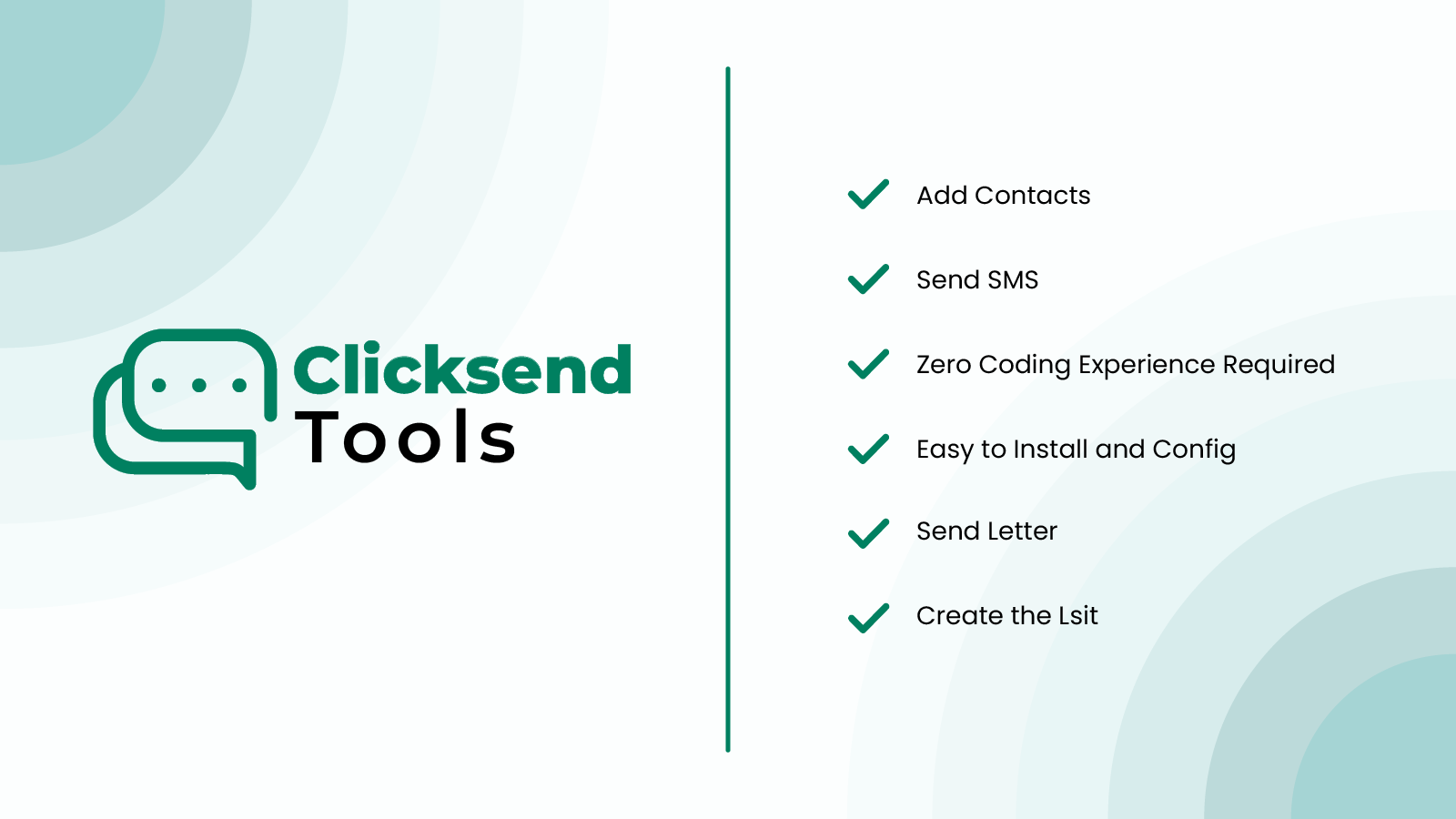 Clicksend Tools Screenshot