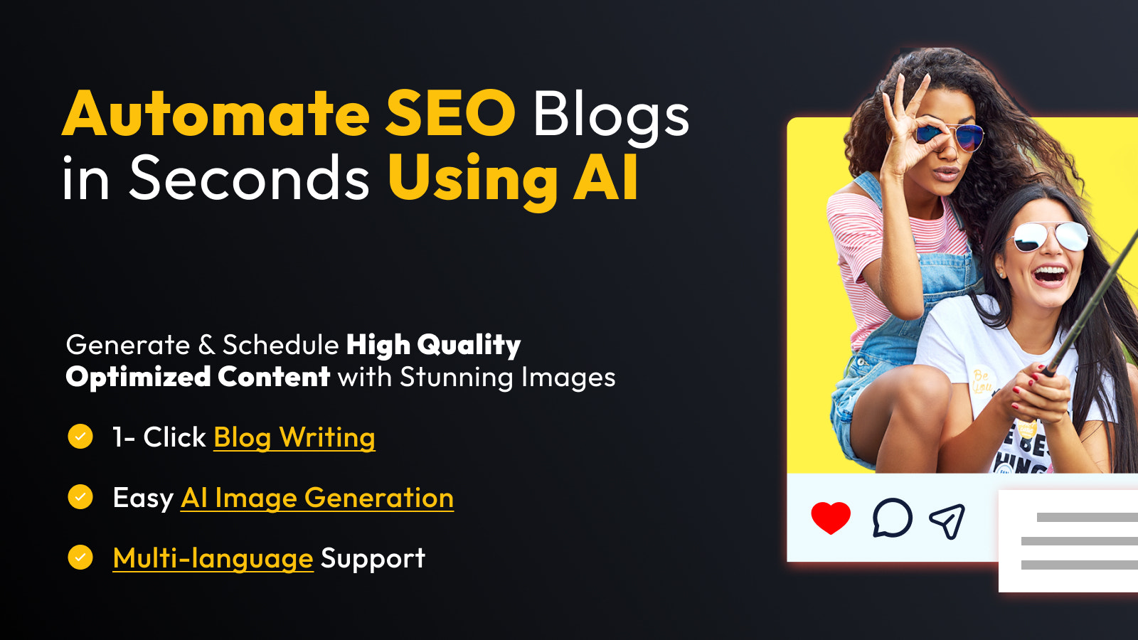 Escritor AI, Gerador de Blog SEO em Massa