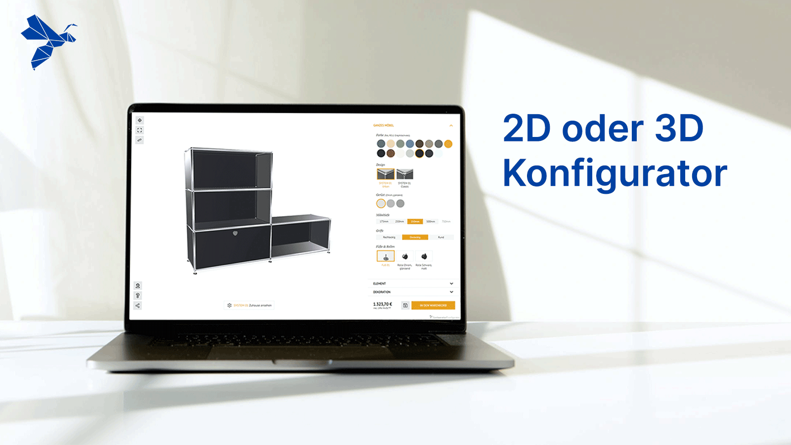 Erstellen Sie 2D und 3D Konfiguratoren