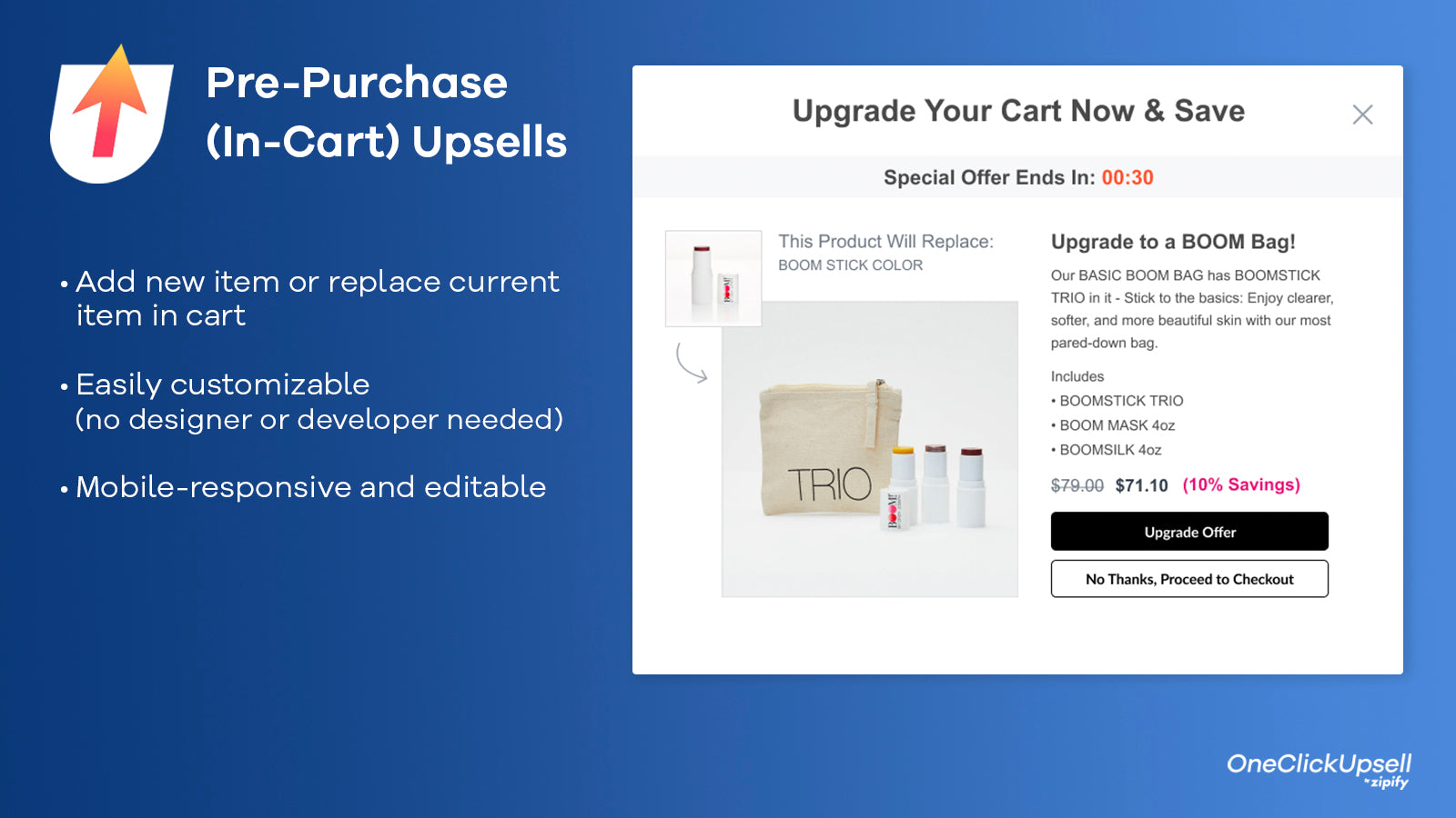 One Click Upsell ‑ Zipify OCU