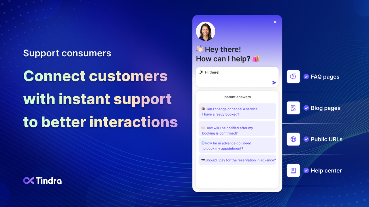 通过即时支持连接客户，以更好地互动。