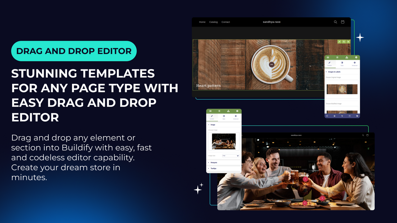 Shopify Produkt Indstillinger i Landingsside Editor