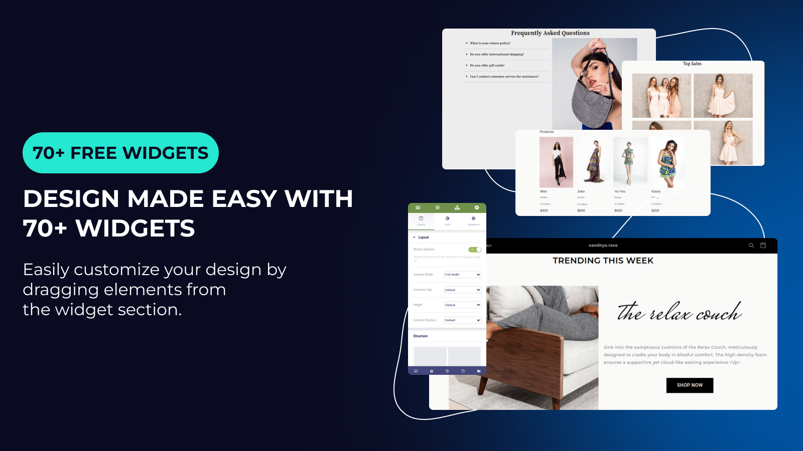 Shopify Shop Social Icons über Page Builder auf der Landing Page