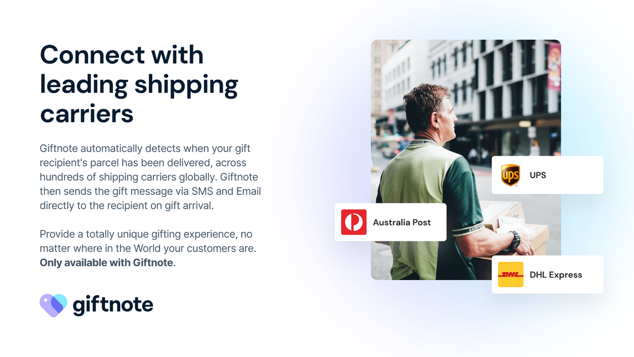Connect with leading shipping carriers