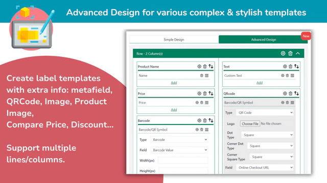 Geavanceerd ontwerp voor diverse complexe & stijlvolle templates