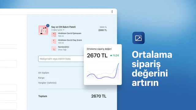 Ortalama sipariş değerini artırın