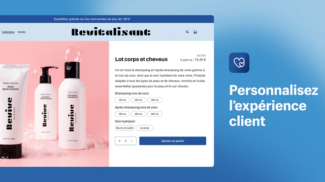 Personnalisez l’expérience client