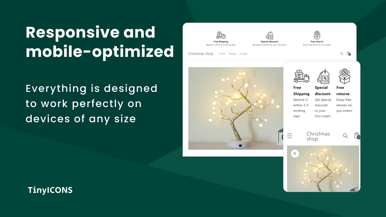 Responsive and mobile-optimized