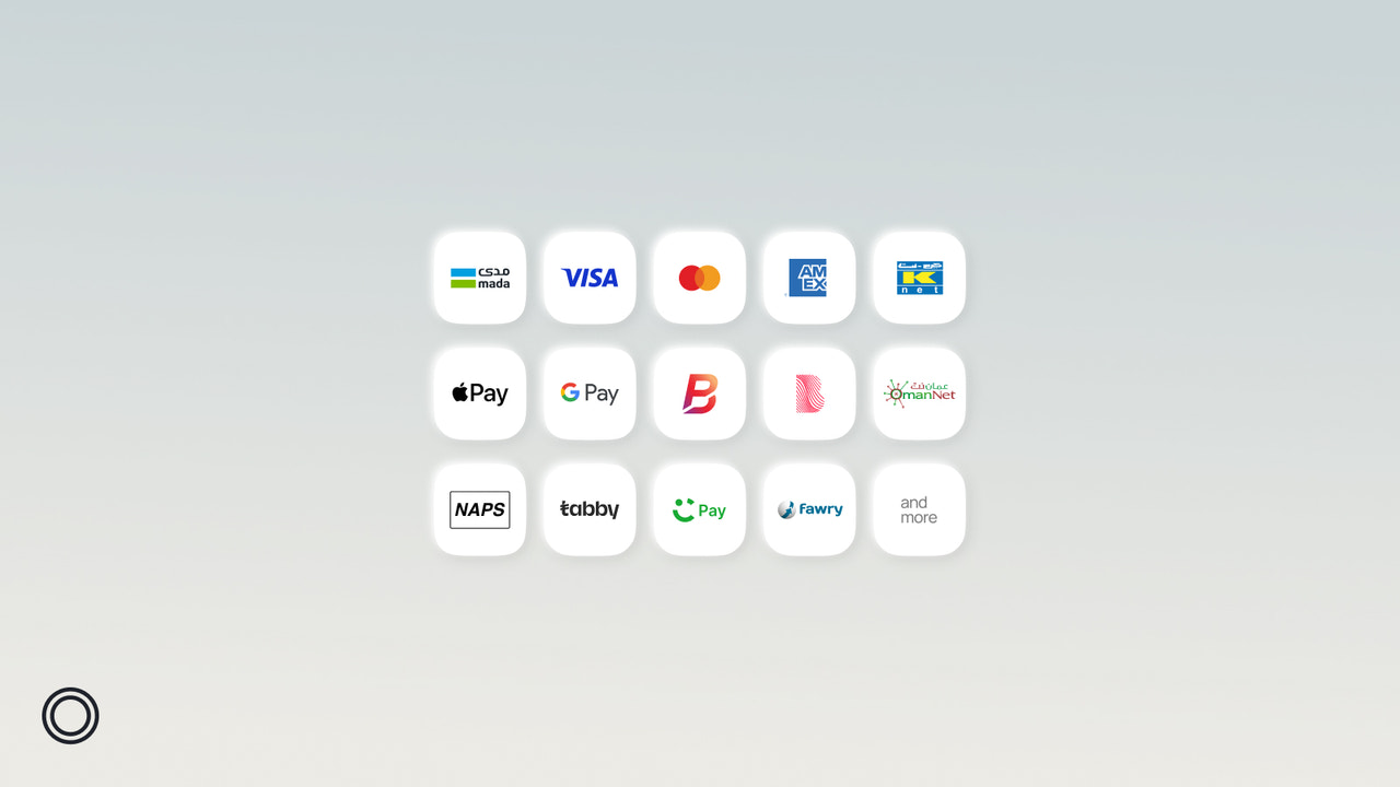 Tap Payments - Checkout Page - Métodos de Pagamento