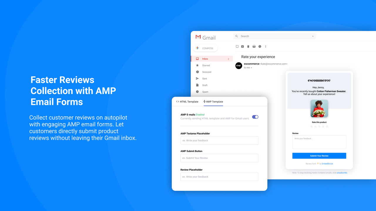 Anmeldelser AMP Email Form