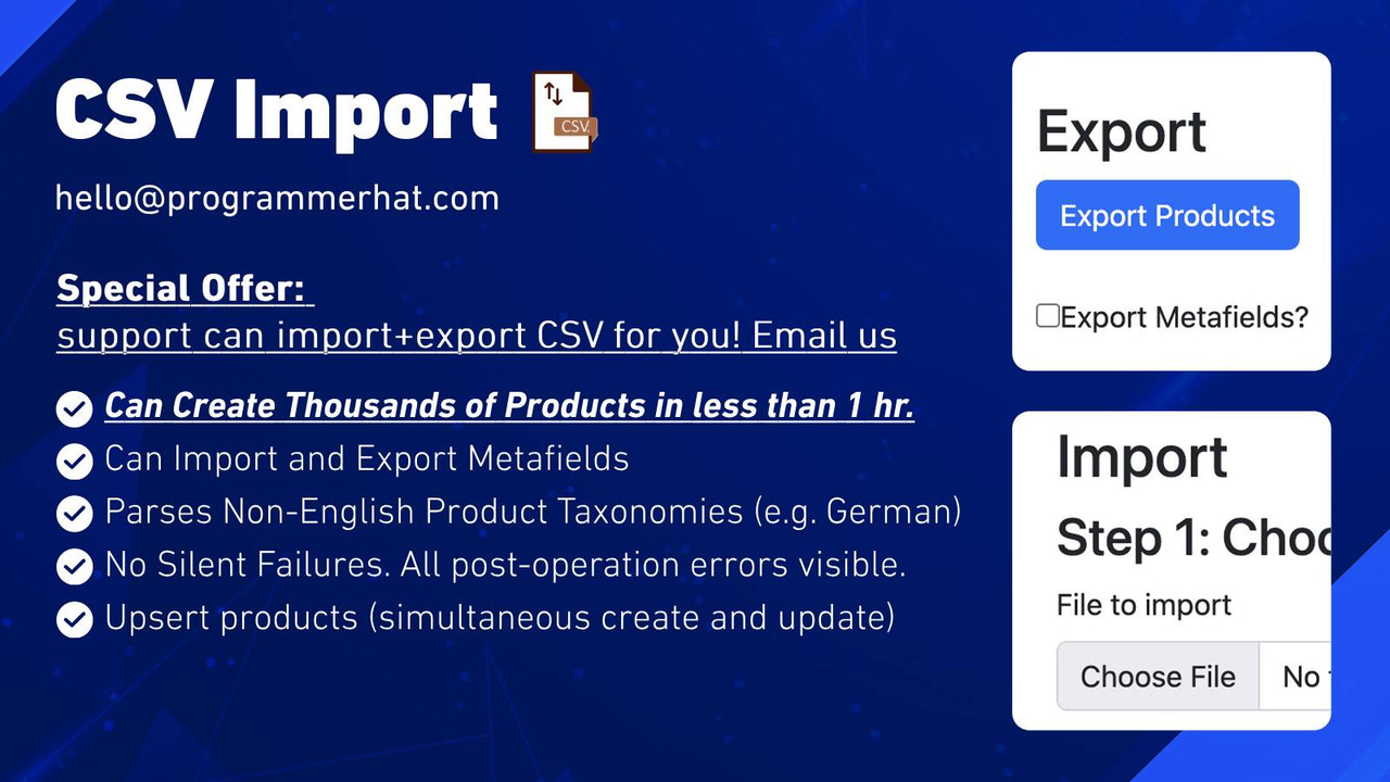 CSV Import