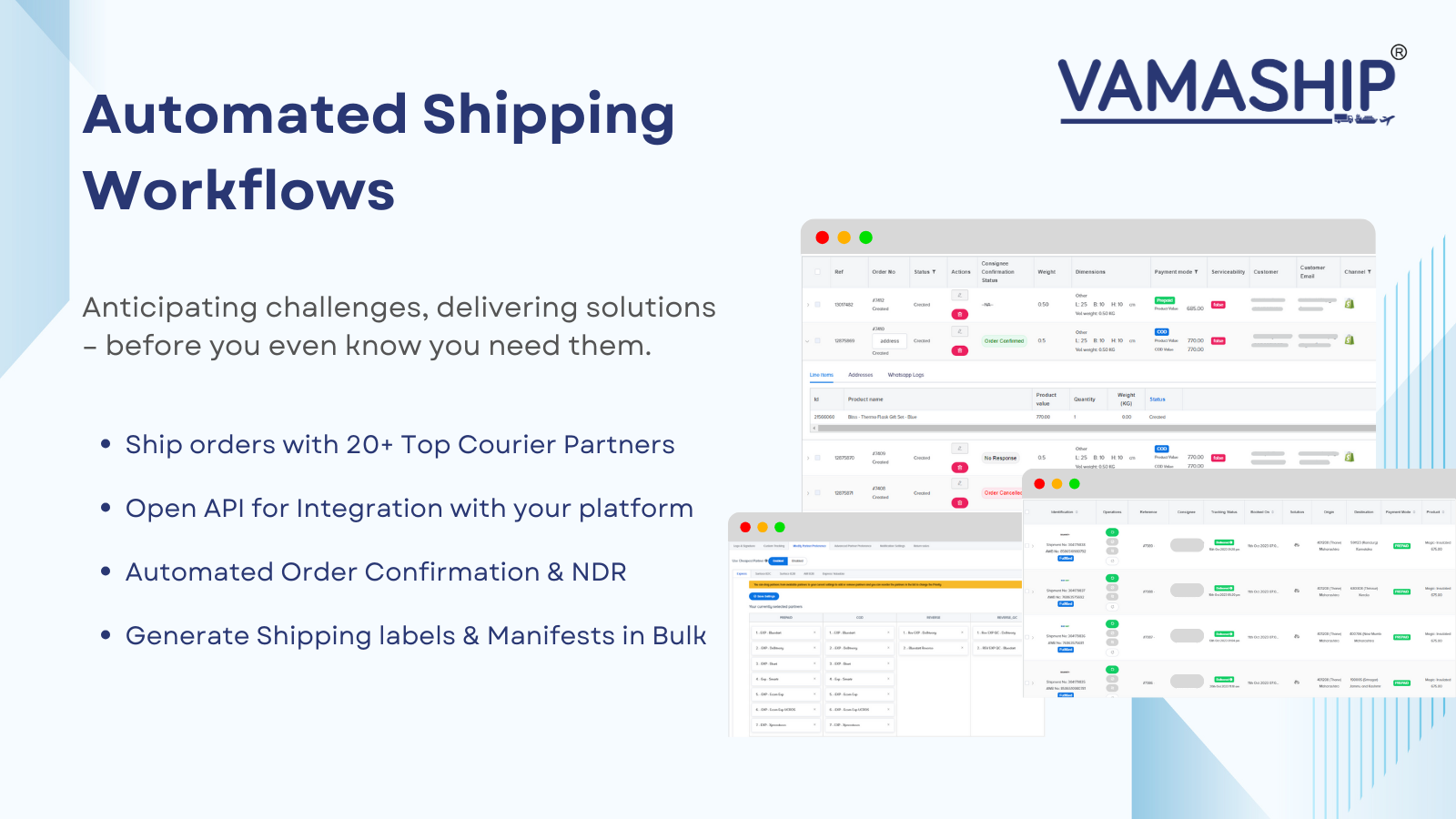 Vamaship: eCommerce Shipping Screenshot