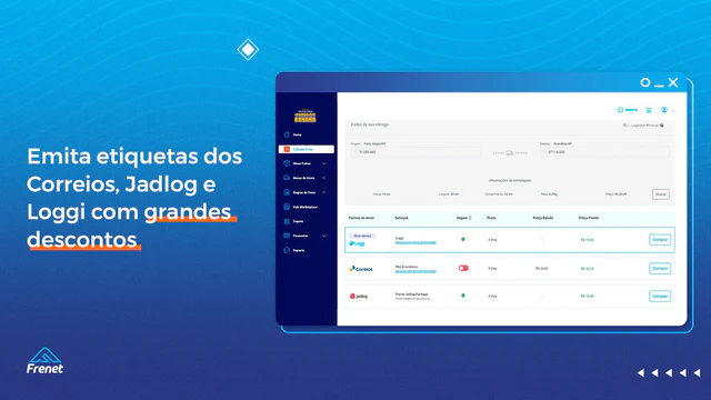 Emita etiquetas de frete sem burocracia e com desconto