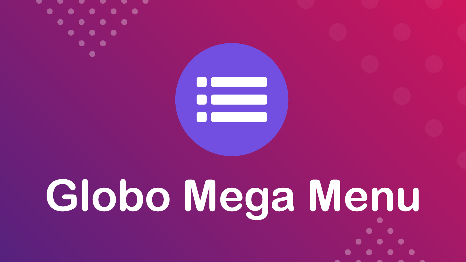 Shopify mega menu, Globo Mega Menu