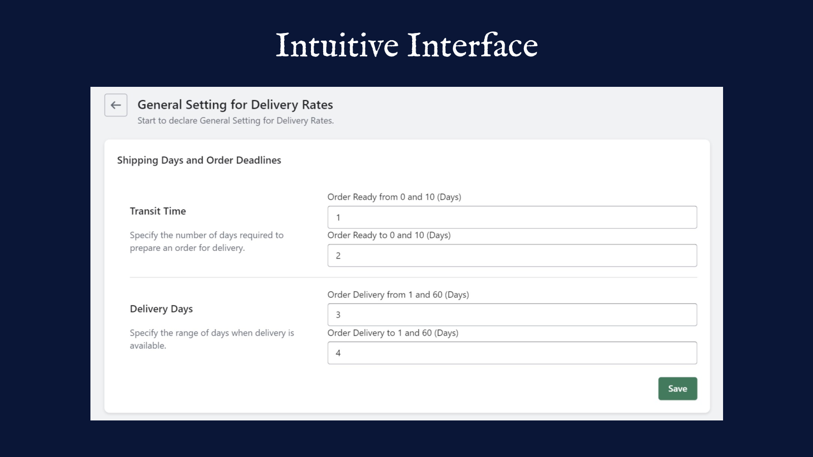 IPDex: Shipment Time Indicator Screenshot