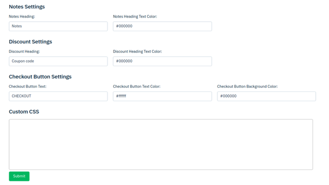 Configuraciones