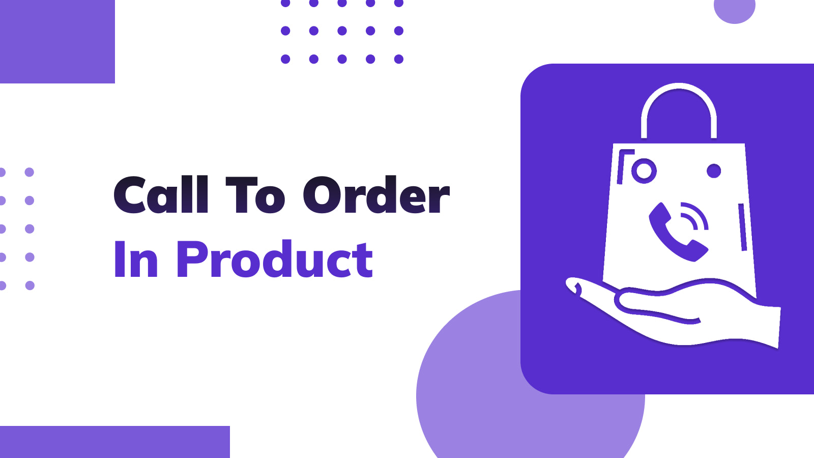 Call To Order of Products