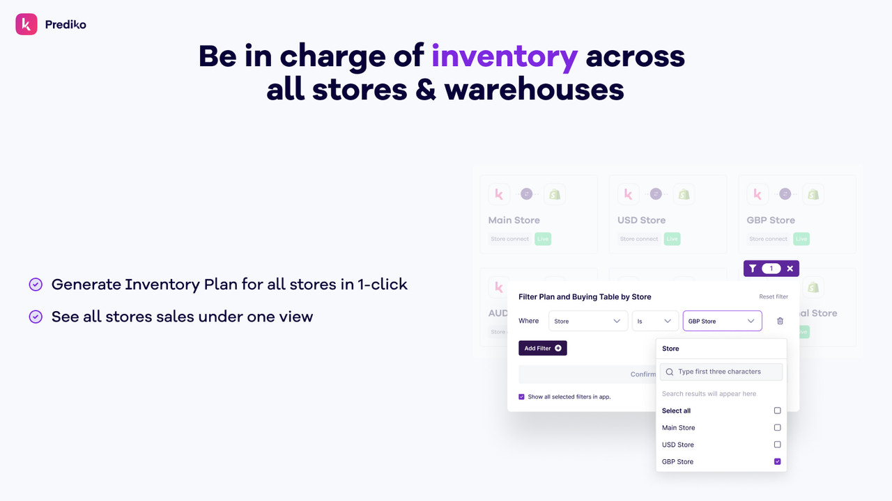 Multi store inventory management for D2C brands & businesses