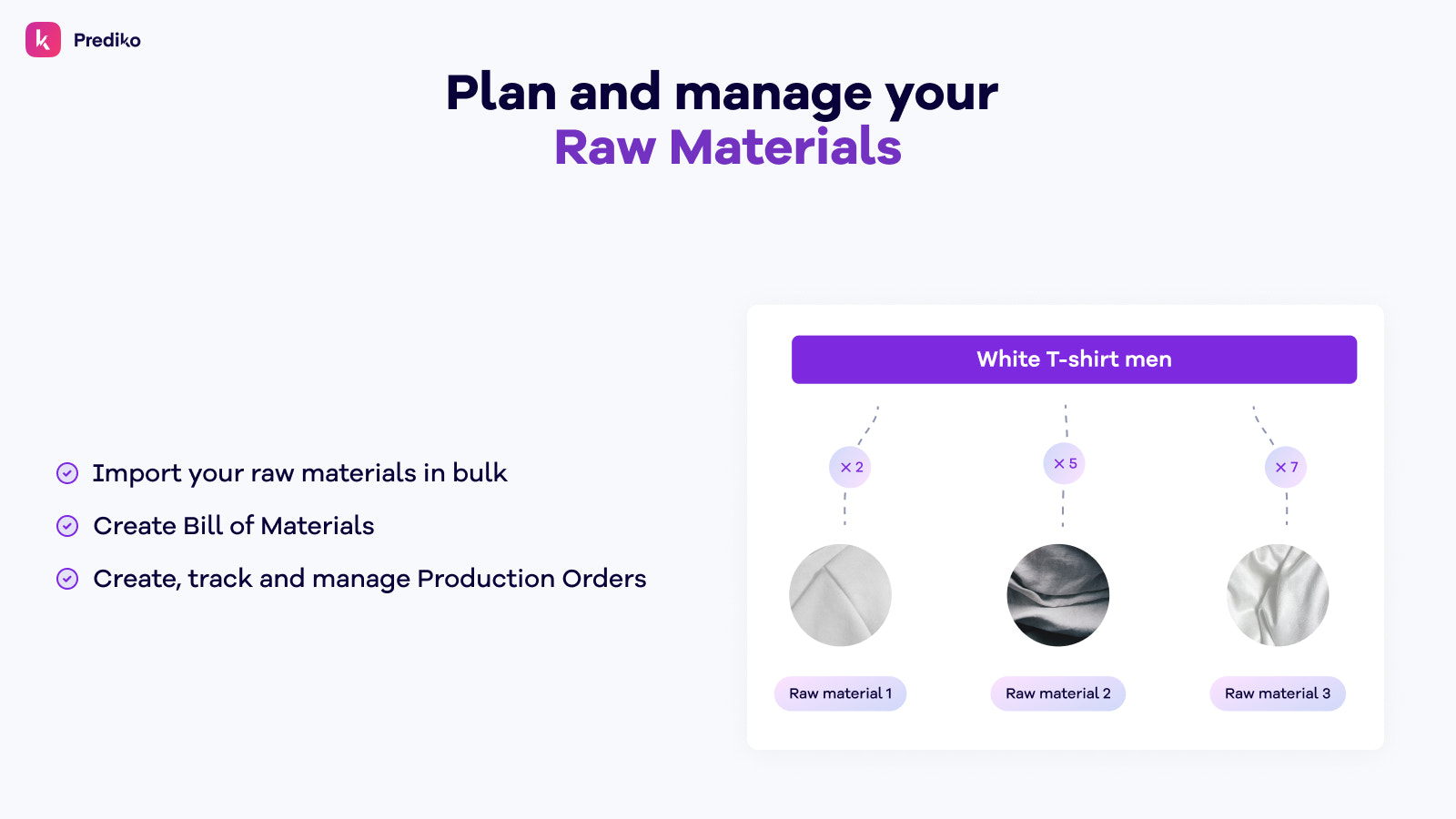 Raw materials and inventory management single app for D2C