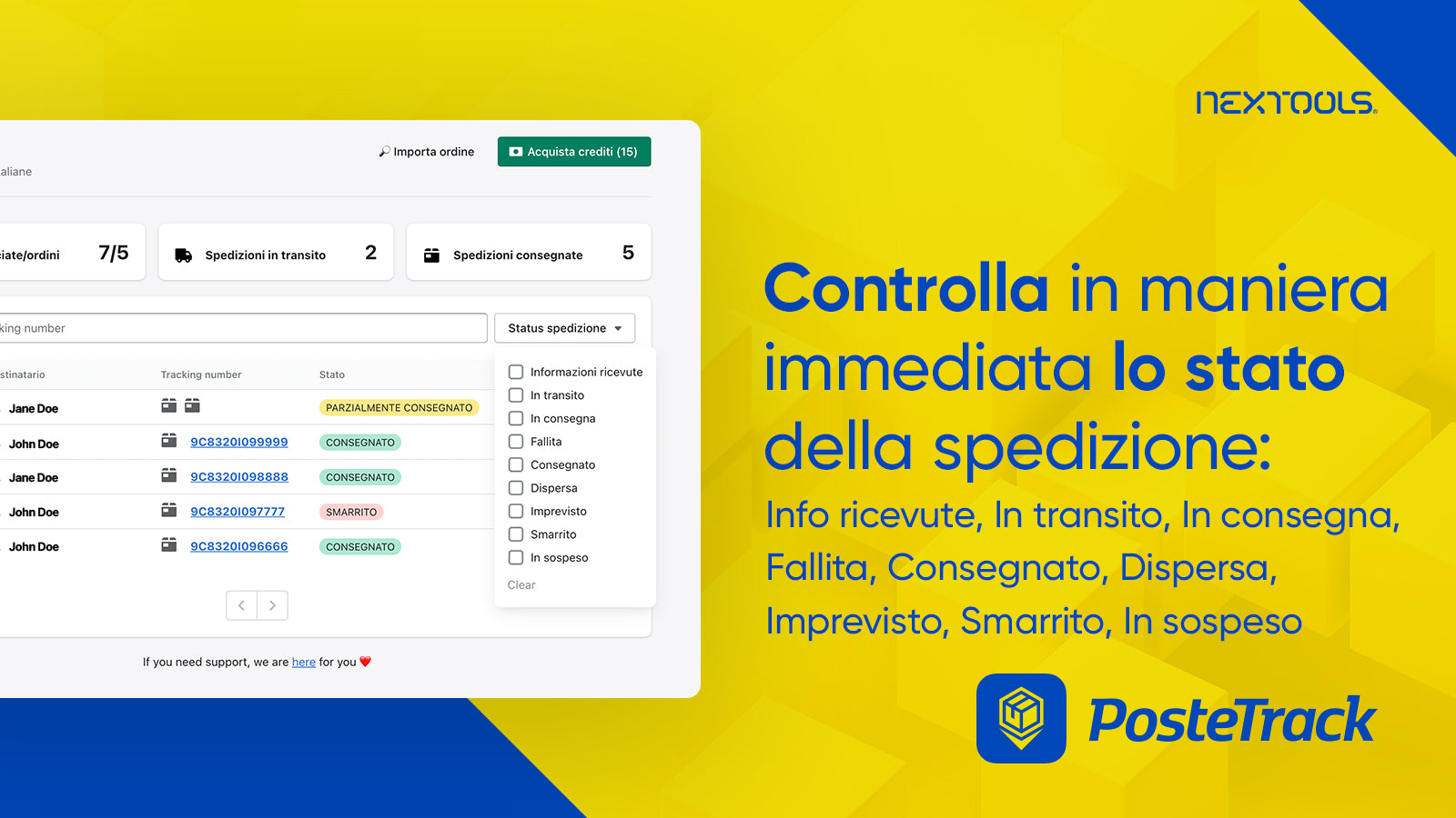 PosteTrack per Poste Italiane Screenshot