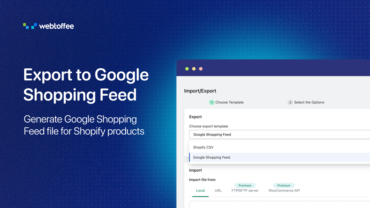 Exporter vers Google Shopping Feed