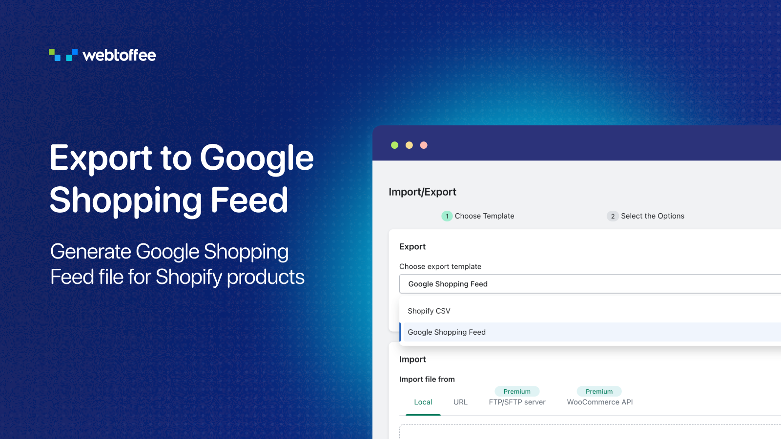 Export to Google Shopping Feed