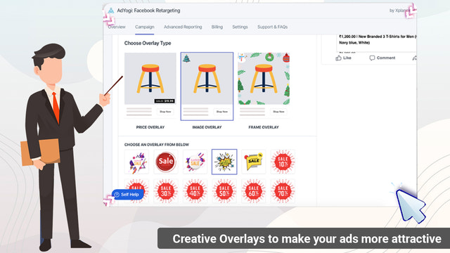 Aangepaste creatieve overlays & frames voor betere Ad-optimalisatie