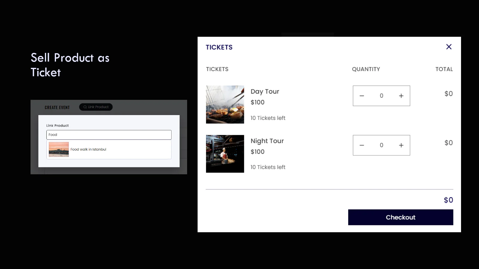 Verkaufen Sie Shopify-Produkte als Tickets