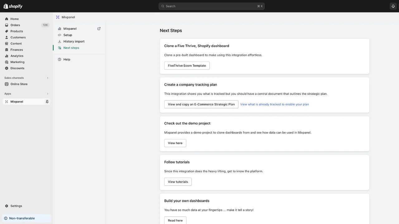 Próximos Pasos de Integración de Mixpanel