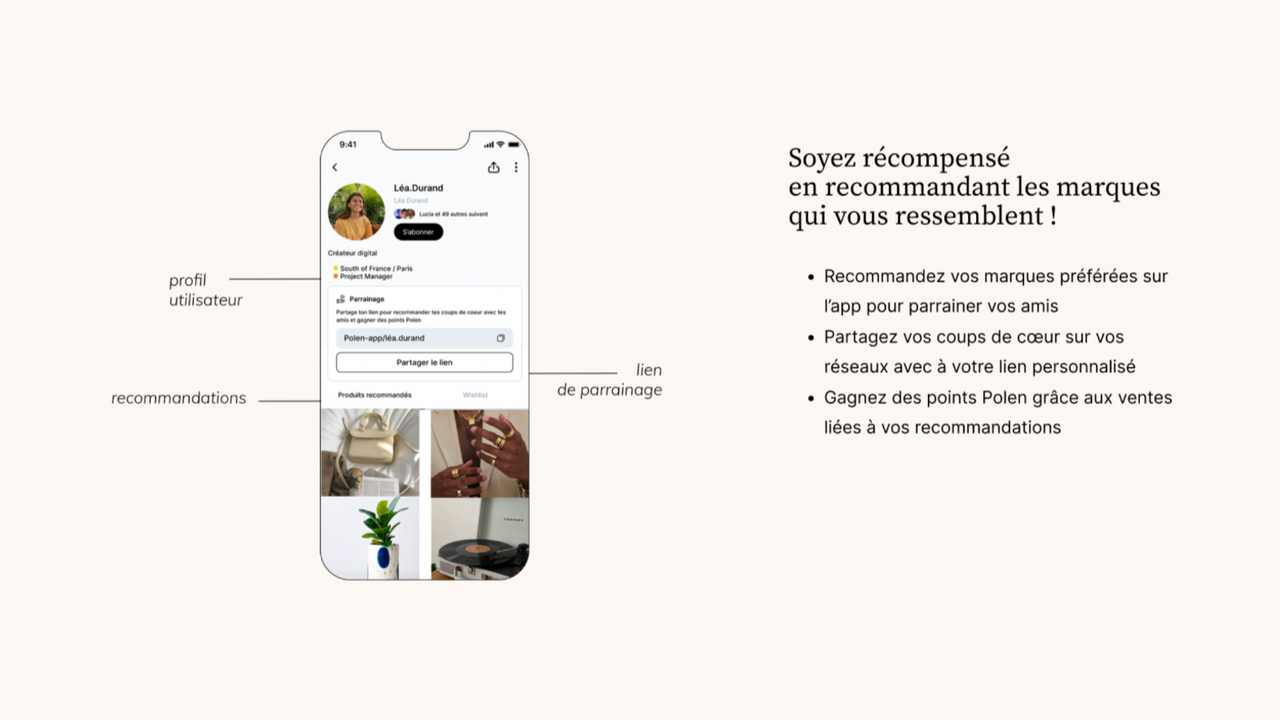 profil utilisateur app mobile